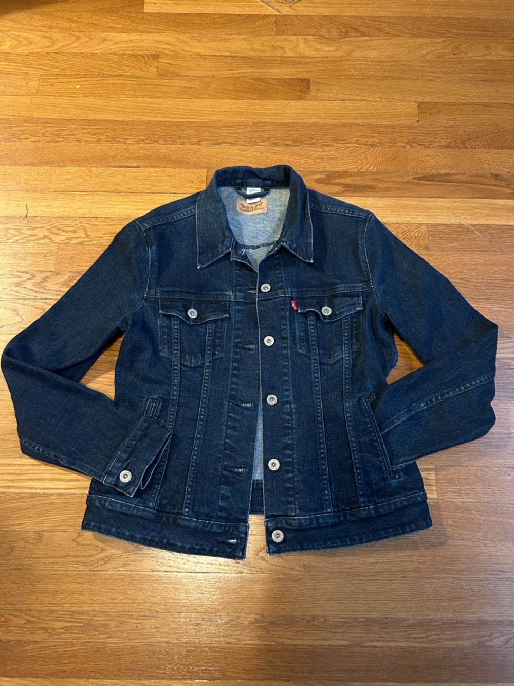 Levi's Indigo Blue Women's stretch Denim Jacket Large